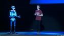 The Cebit 2014 opening ceremony began with a dialog between a young actor and a robot, RoboThespian, intended to symbolize the new generation of 'digital natives'.