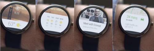 Android Wear smartwatches will respond to the cue "okay Google" in the same way Google’s Voice Search does. The device will be able to answer questions, action instructions and keep track of exercise goals.