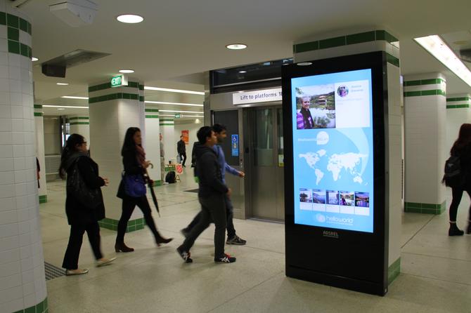 Adshel launches helloworld's first connected social and digital OOH experience