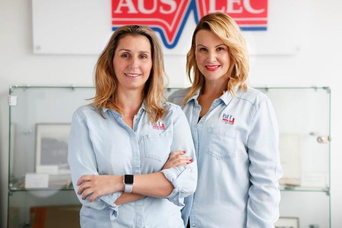 Auslec/L&H's Patricia Goncalves and Rachel Raschilla